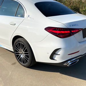 Mercedes-Benz C-Class Rear Bumper Canard AMG Wind Blade Piano Black ABS Replacement Part 307AB - Product Image 2