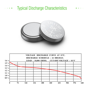 EBL Alkaline 1.5v Button Cell Batterie <b>LR1130</b> Button Cell Primary <b>Battery</b> for Watches - Product Image 3