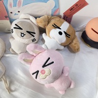Llavero Colgante de Peluche Estilo Coreano con Relleno de Algodón PP para Niños, Interactivo y Educativo para Padres e Hijos