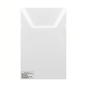 Rivestimento Murale in PVC Impermeabile Bianco Siberiano Lucido 2600x540mm Spessore 3mm per Bagno, Cucina e Soggiorno - Product Image 3
