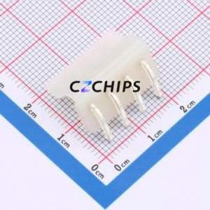 5WRBA041 Wire-to-Board Pin Header Bent Lead Through Hole,P=5.08mm Connector 1x4P 5.08mm Right Angle Insert CH - Product Image 2