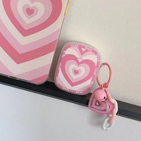 BQC étui mode personnalisé mignon 3D fille coeur chaîne TPU écouteur sans fil pour Airpods Pro étui de protection accessoires pour Airpo