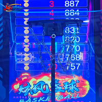 Joyplay Machine de jeu de basket-ball commerciale d'intérieur à monnayeur, jeu de tir au basket-ball d'arcade pour adultes avec surprise sportive