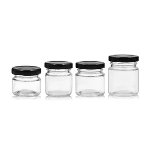 Mini Round 25g 50g 75g 100g Jam <strong>Weeding</strong> Honey Glass <strong>Jar</strong> With Tinplate Lid - Product Image 2