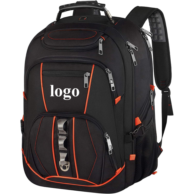 Customizable Logo Men's Large Capacity 18-inch Laptop Backpack Multi-Functional Fashion Business Commuting Backpack