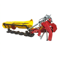 Yishan CE Motobloc Tondeuse à disques rotative pour herbe et foin, 6 disques, hauteur réglable, fiable, avec attache 3 points