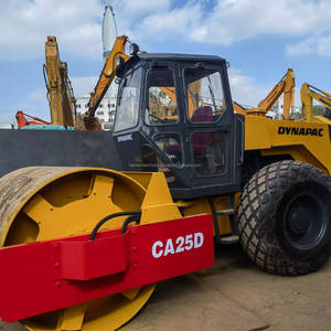 Rouleau compresseur vibrant CA25D d'occasion Poids en ordre de marche de 11 tonnes Fabriqué aux États-Unis, au Japon et en Suède Rouleau compacteur à vendre - Product Image 2