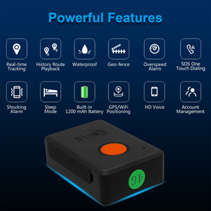 Sinotrack xe traceur GPS đổ voiture không thấm nước mini không dây ST-904L theo dõi thiết bị 4 gam Pet trẻ em GPS <span class=keywords><strong>Tracker</strong></span> với SOS báo động - Product Image 2