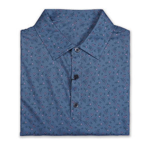 Nuevo diseño logo ropa de golf de lujo todo estampado spandex deportes hombres Golf Camiseta polo - Product Image 5