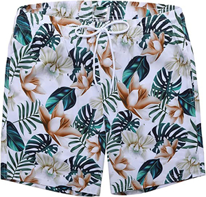 Custom Logo Printed High Quality 100% Polyester Men's Beach Shorts Quick Dry <strong>Swimming</strong> Trunks Reversible Floral <strong>Maternity</strong> - Product Image 2