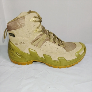TSB08 Stock Wholesales Customized <b>Hiking</b> <b>Boots</b> Khaki Green Black Camouflage Customized Sued Cow Leather <b>Hiking</b> Shoes - Product Image 2
