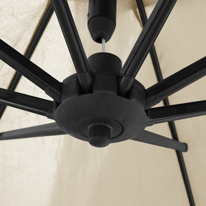 2025 2.7M / <span class=keywords><strong>3M</strong></span> ombrello giardino Hitree esterno in acciaio parasole mercato giardino Patio ombrello rotondo protezione solare antivento - Product Image 5