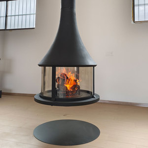 Support de plafond pour foyer suspendu, brûleur à <span class=keywords><strong>bois</strong></span> 360 °   Personnalisation de la couleur, petite commande - Product Image 2