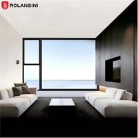 Ventana Eléctrica Vertical Inteligente Miniatura Moderna Rolansini, de Aluminio, con Apertura y Cierre Automático, Insonorizada y con Aislamiento Térmico