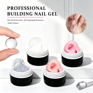 Gel <span class=keywords><strong>de</strong></span> Extensión <span class=keywords><strong>de</strong></span> <span class=keywords><strong>Uñas</strong></span> Sólido en 4 <span class=keywords><strong>Colores</strong></span>, Gel Constructor Suave <span class=keywords><strong>para</strong></span> <span class=keywords><strong>Uñas</strong></span> Acrílicas, Gel <span class=keywords><strong>para</strong></span> Moldear y Esculpir a Mano, Etiqueta y Empaque Personalizados - Product Image 5