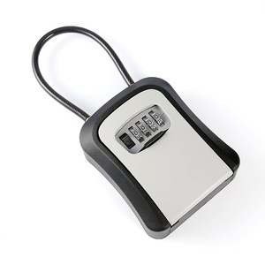 Simply Key <b>Box</b> KS818BS Rectangle Hook Type Mechanical Password <b>Lock</b> Wall Organizer - Product Image 1