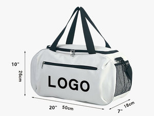 Sac de sport personnalisé pour hommes et femmes, sac de sport personnalisable avec nom, date, logo, sac de voyage, sac de rangement - Product Image 2
