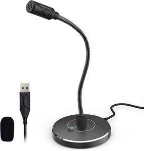 Wholesale Price Condenser USB <b>Microphone</b> with AI Noise Cancellation Omnidirectional Microfone for Recording Online - Product Image 1