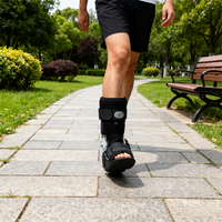 Botte orthopédique Air CAM ROM avec cellules d'air gonflables pour fracture de la cheville, récupération du tendon d'Achille et soutien post-chirurgical