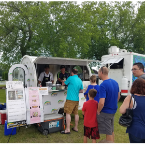 Carrito de Helados y Jugos Popular en el Mercado Europeo 2024, Mini Carrito de Comida con Máquinas para Snacks - Product Image 3