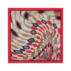 Piazza <span class=keywords><strong>Sciarpa</strong></span> Delle Donne Legame Dei Capelli Della Fascia Per Il Partito Azienda <span class=keywords><strong>Elegante</strong></span> Piccolo Vintage Skinny Colori Testina di Stampa Collo <span class=keywords><strong>Sciarpa</strong></span> Di Raso di Seta 90*90cm - Product Image 6