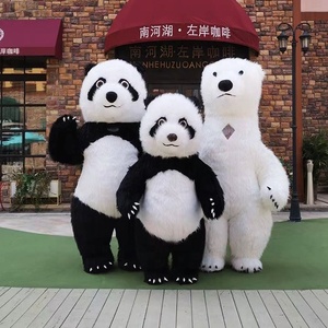 Disfraz de Mascota de Oso Polar Blanco Hecho a Medida, Disfraz de Animal Unisex, Cosplay de Peluche Súper Suave para Adultos, Fiesta Empresarial, Logotipo Personalizado - Product Image 1