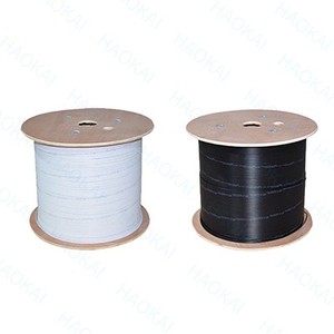 Cable de Fibra Óptica FTTH para Exteriores/Interiores, Autoportante con Alambre de Acero, G657A2 A1 LSZH GJYXCH, Negro/Blanco para FTTH - Product Image 2