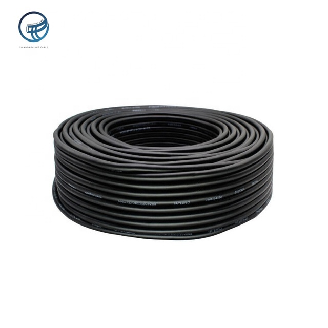 High Quality 4 Core Solid Copper PVC Insulated Sheathed Flexible Cable 2 3 4 5 Core Rubber Flat Cable