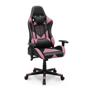 Spedizione gratuita massaggio lombare rosa hot racing gaming sedie nere firday melbourn chair racing gamer sedie da ufficio con altoparlanti