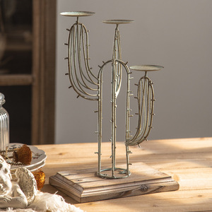 <span class=keywords><strong>Candelabro</strong></span> <span class=keywords><strong>de</strong></span> Hierro con Diseño Retro Creativo, Decoración <span class=keywords><strong>de</strong></span> Mesa, Portavelas - Product Image 3