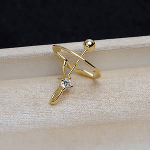 Pendentif Wenchi Globe Planet S925 en or rose avec perle de 11-1,5 mm, accessoire DIY avec plateau vide 4788, produit semi-fini, modèle 14322 - Product Image 3