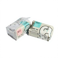 Lingettes humides pour bébés, jetables, pour le soin quotidien de la peau sensible, emballage personnalisé avec impression de dessins animés