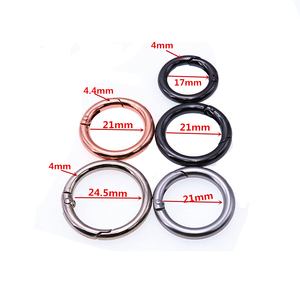 Factory Direct Sale Price Heavy Duty Oval Shape Brass Carabiner For Handbag Swivel Carabiner Key Chain