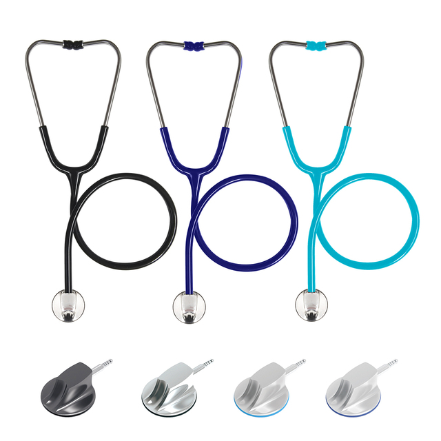 For SC12 Electric Single Head Stethoscope for Doctors Nurses Medical Heart Cardiology Diagnostic Device CE Certified Class II