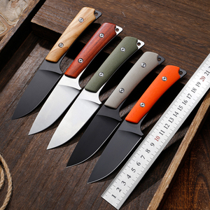 Nhà Máy Trực Tiếp Cao Cấp Chất Lượng Gỗ Tự Nhiên Xử Lý Ngoài Trời Sửa Chữa Dao Cắm Trại Dao Gấp Với Cắt Dây - Product Image 2