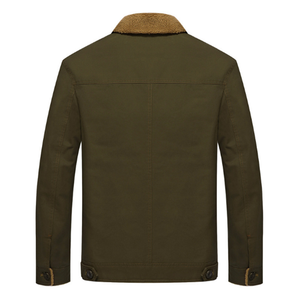 Cappotto invernale da <span class=keywords><strong>uomo</strong></span> <span class=keywords><strong>con</strong></span> <span class=keywords><strong>collo</strong></span> in <span class=keywords><strong>pelliccia</strong></span> di alta qualità 2020 giacca invernale Casual da <span class=keywords><strong>uomo</strong></span> di nuovo Design - Product Image 4