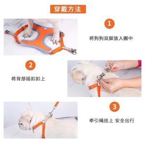 Arnés para perros pequeños, correa ajustable para el pecho de nailon para Teddy, Bulldog Francés, Corgi y otras razas pequeñas - Product Image 3