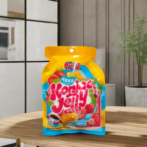 Malaysia-Made Healthy Fruity Konjac Jelly Snacks Zero-Calorie Sugar-Free Pudding Colouring-Free Packaged in Sachets and Bags - Product Image 4