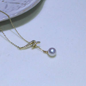 Collier de perles naturelles Meisong pour bébé, 5 couches, haute qualité, 5-4 mm, multi-brins, avec boîte cadeau, nouvel accessoire de beauté - Product Image 3