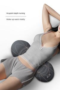 Chauffage Massage lombaire taille soutien coussin 200TC solide motif mousse à mémoire lit sommeil taille Pad cou caractéristique lit oreillers - Product Image 3