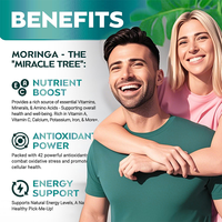 Kapsul ekstrak daun Moringa tanaman kapsul suplemen metabolisme dukungan kekebalan tubuh kapsul Moringa organik