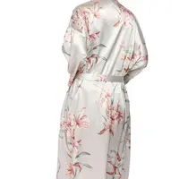 Stock disponibile pigiama di seta imitazione donna pigiameria abito da sposa abito in raso