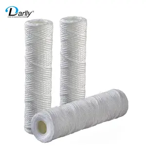 Darlly 10/20/30/40Inch PP Sediment Filters With Stainless Steel Core Water Cartridges With High Flow Rate For Drinking Water