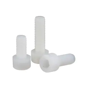 Vis à tête cylindrique à six pans creux en plastique nylon DIN 912 M6 M8 M10