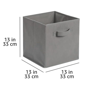 Bolsa de Almacenamiento Plegable Extra Grande de <span class=keywords><strong>Dos</strong></span> Capas, No Tejida, con Tapa, para Ropa, Edredones y Juguetes - Organización Ecológica para Armarios - Product Image 3