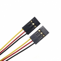 5P/3P/2-pin Dupont 2.54mm perempuan kedua ujung kabel 28AWG