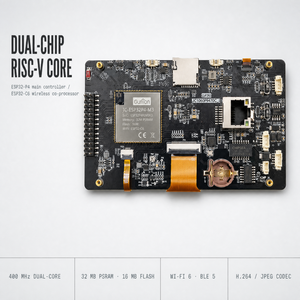 Carte de développement avec écran tactile ESP32-P4-C6 de 7 pouces avec boîtier, <span class=keywords><strong>Ethernet</strong></span> RJ45 100 Mbps, RS485, WiFi, Bluetooth pour HMI industriel - Product Image 3
