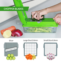 Mandoline professionnelle pour hacher les légumes, trancheuse et coupe-légumes rapide avec protection de sécurité, gadget de cuisine manuel