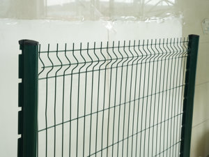 Clôture métallique pour animaux de compagnie en métal galvanisé 3D écologique avec revêtement PVC, pour entrepôt - Product Image 3