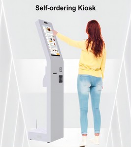 21.5 inch thức ăn nhanh tương tác tự phục vụ tiền mặt đăng ký <span class=keywords><strong>kiosk</strong></span> thiết bị đầu cuối máy in máy quét <span class=keywords><strong>kiosk</strong></span> tự dịch vụ thanh toán <span class=keywords><strong>kiosk</strong></span> - Product Image 2